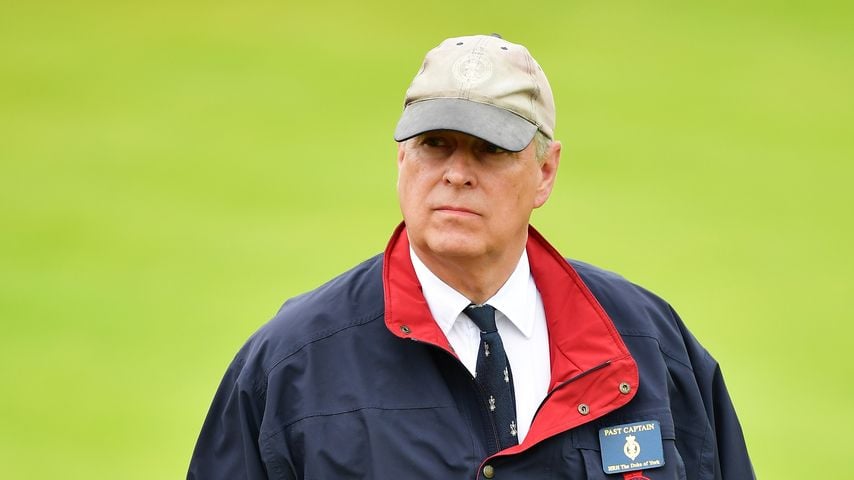 Prinz Andrew bei einem Golfspiel, 2018