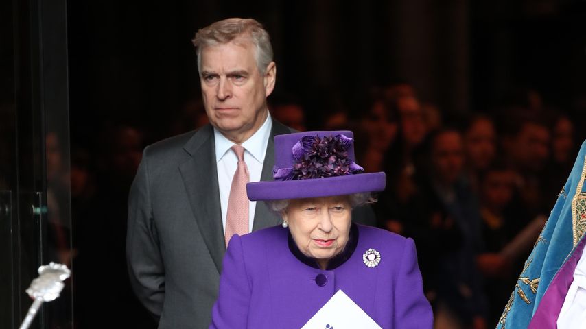 Prinz Andrew und die Queen im März 2019