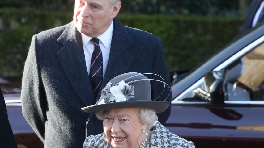 Prinz Andrew und die Queen im Januar 2020