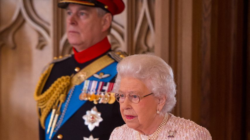 Prinz Andrew und Queen Elizabeth II. in Windsor, 2017