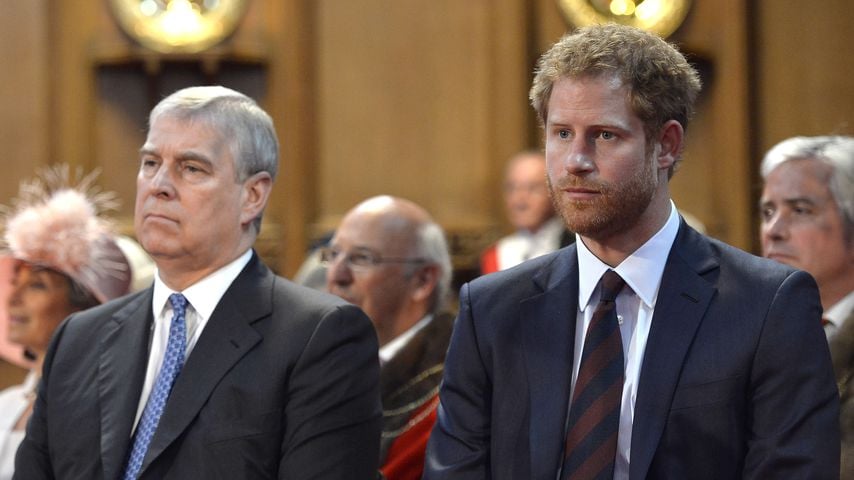 Prinz Andrew und Prinz Harry in London, 2016