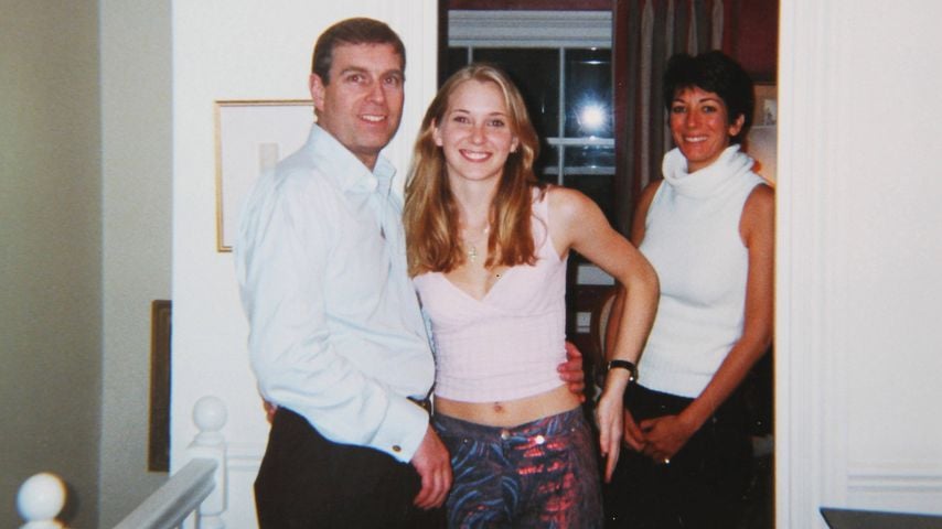 Prinz Andrew, Virginia Giuffre und Ghislaine Maxwell, 2001