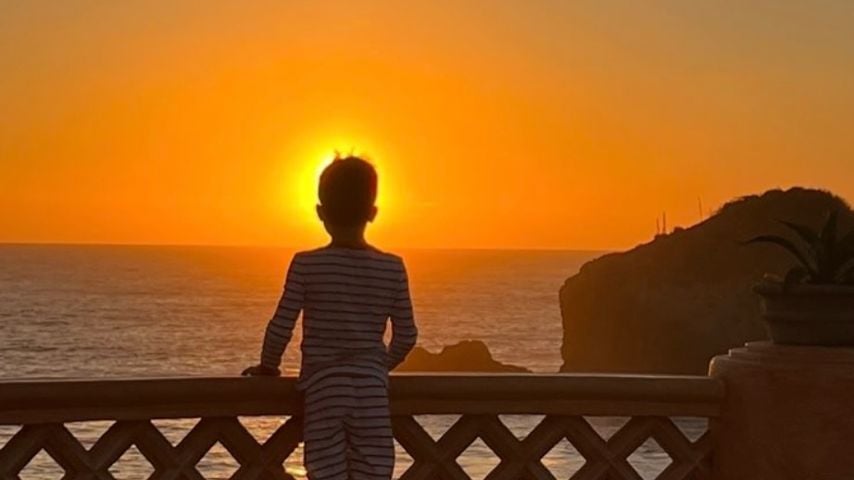 Prinz Archie im Sonnenuntergang