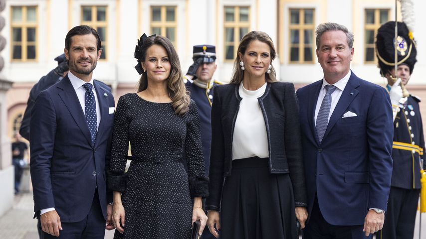 Prinz Carl Philip, Prinzessin Sofia, Prinzessin Madeleine und Chris O'Neill