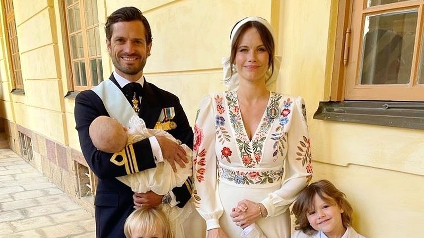 Prinz Carl Philip, Prinzessin Sofia, Prinz Alexander, Prinz Julian und Prinz Gabriel im August 2021
