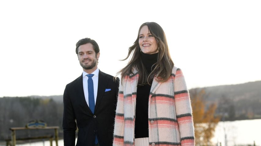 Prinz Carl Philip und Prinzessin Sofia im Oktober 2020 in Sunne, Schweden