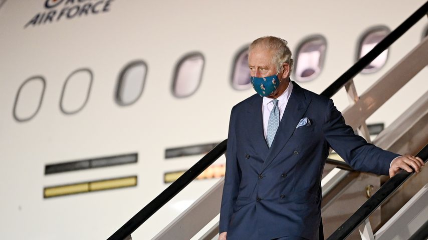 Prinz Charles bei seiner Ankunft in Bridgetown, November 2021