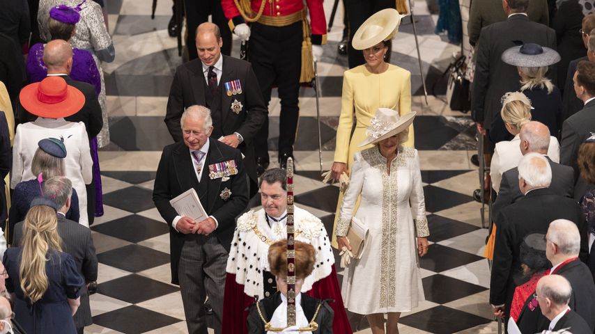 Prinz Charles, Herzogin Camilla, Prinz William und Herzogin Kate im Juni 2022