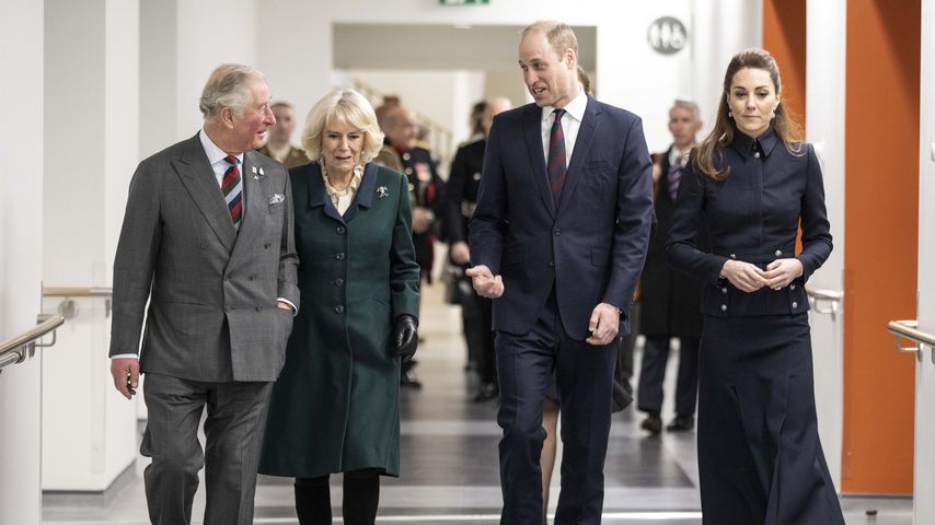 Selten: William und Kate mit Charles und Camilla unterwegs!