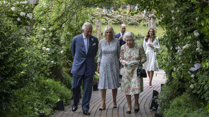 Prinz Charles, Herzogin Camilla, Queen Elizabeth II., Prinz William und Herzogin Kate