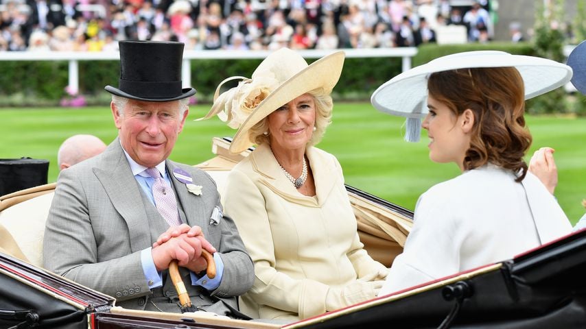 Prinz Charles, Herzogin Camilla und Prinzessin Eugenie in Ascot