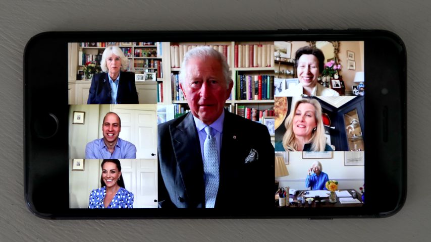 Prinz Charles im Video-Chat im Mai 2020