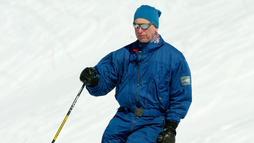 Skurrile Verkleidung: So fuhr König Charles inkognito Ski