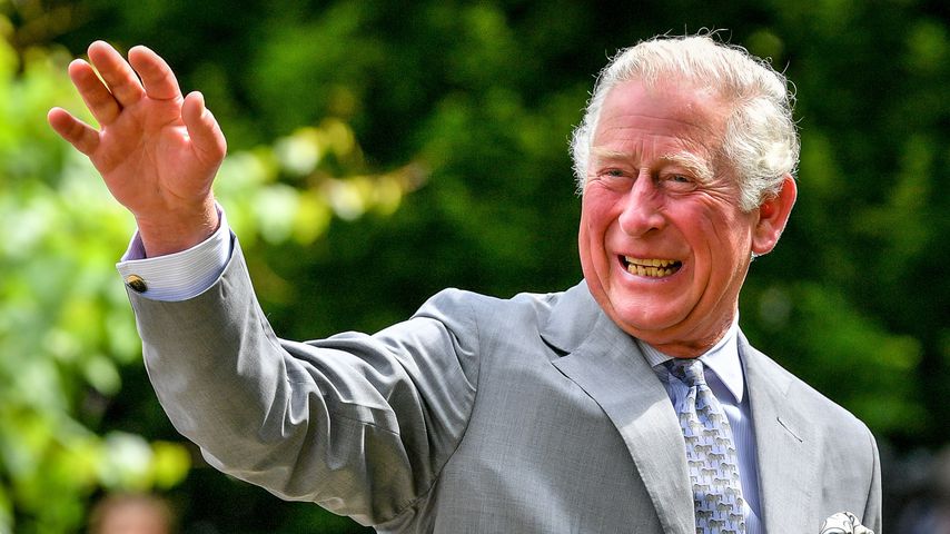 Prinz Charles bei einem Besuch eines Krankenhauses in Gloucester, England