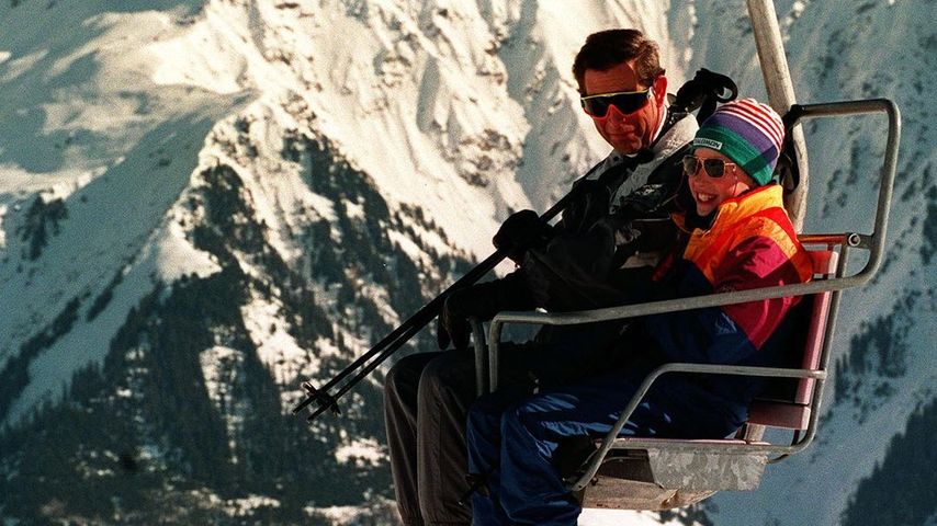 Prinz Charles mit seinem Sohn William