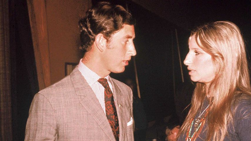 Prinz Charles und Barbra Streisand im Jahr 1974