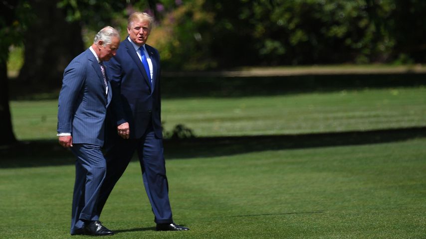 Prinz Charles und Donald Trump in London
