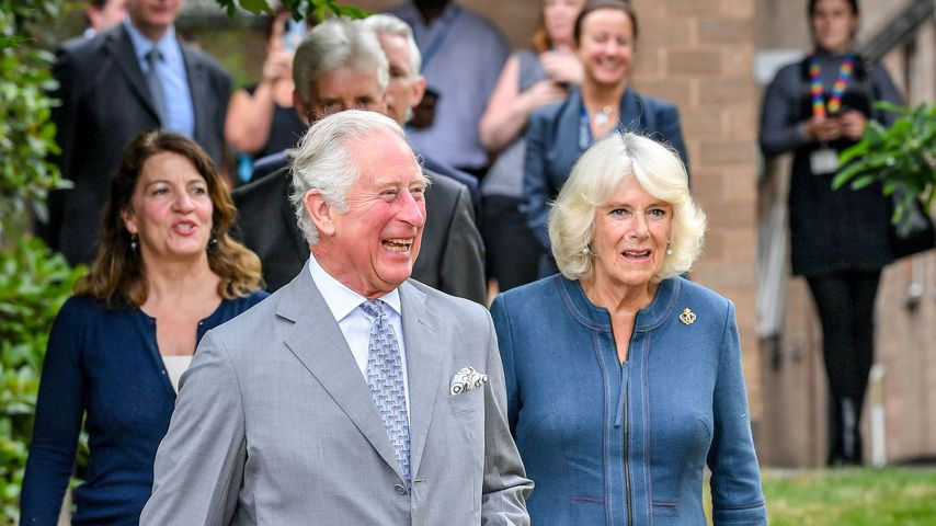Prinz Charles und Herzogin Camilla beim Besuch des Gloucestershire Royal Hospitals im Juni 2020