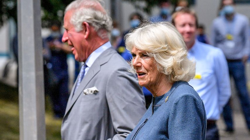 Prinz Charles und Herzogin Camilla im Gloucestershire Royal Hospital, Juni 2020