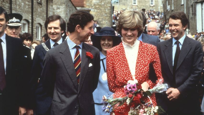 Prinz Charles und Lady Diana Spencer besuchen Tetbury am 22. Mai 1981