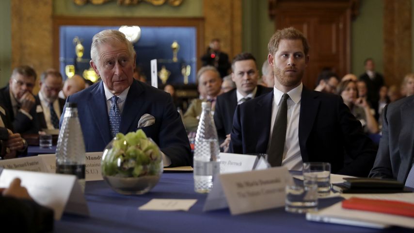 Prinz Charles und Prinz Harry im Februar 2018