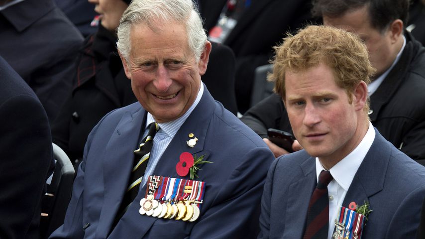 Prinz Charles und Prinz Harry bei einer Gedenkfeier in der Türkei im April 2015