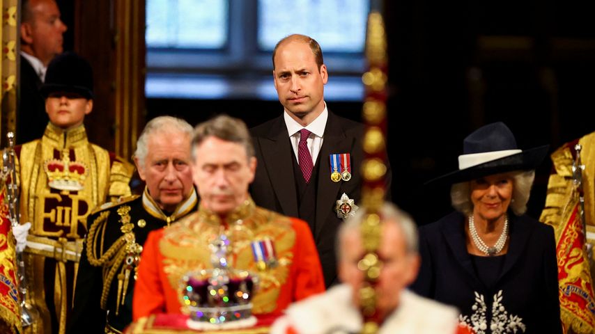 Prinz Charles und Prinz William bei der Parlamentseröffnung im Mai 2022