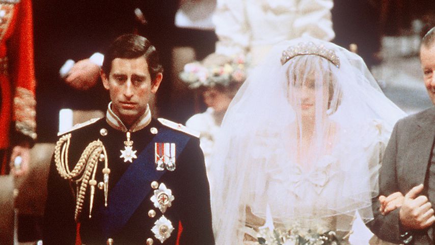 Prinz Charles und Prinzessin Diana bei ihrer Hochzeit im Juli 1981