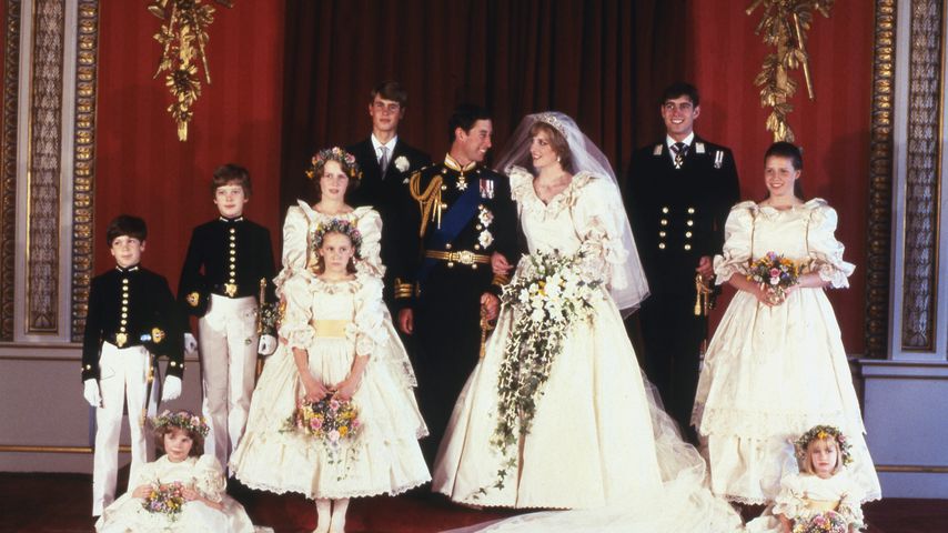 Prinz Charles und Prinzessin Diana bei ihrer Hochzeit