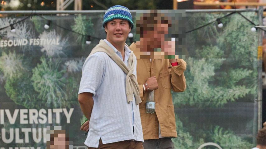 Prinz Christian von Dänemark (18) feiert auf Techno-Festival