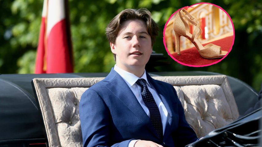 Märchen? Mädchen verliert Schuh auf Prinz Christians Party
