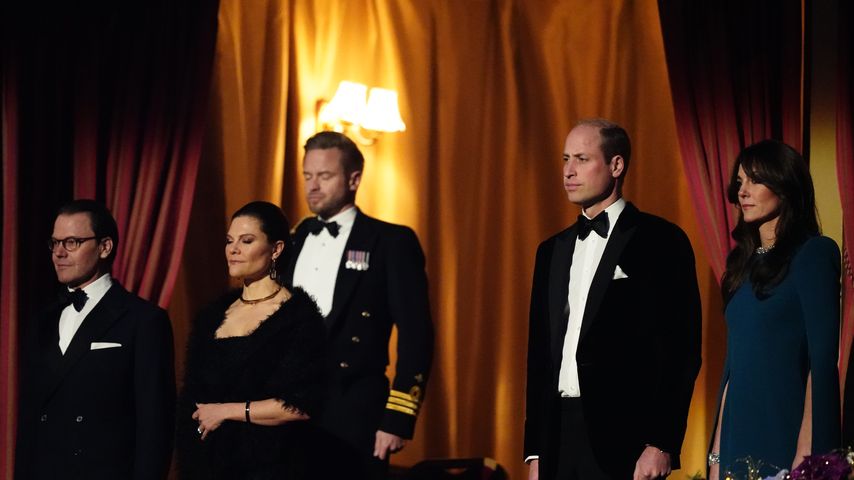 Prinz Daniel, Kronprinzessin Victoria, Prinz William und Prinzessin Kate, 2023