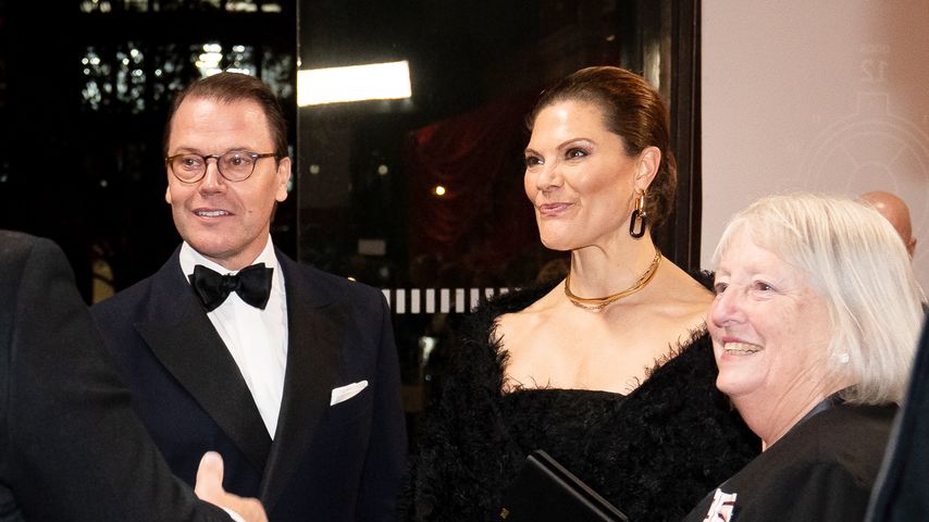 Prinz Daniel und Kornprinzessin Victoria von Schweden bei der Royal Variety Performance, 2023
