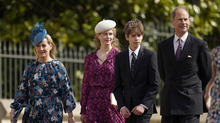 Prinz Edward mit seiner Familie