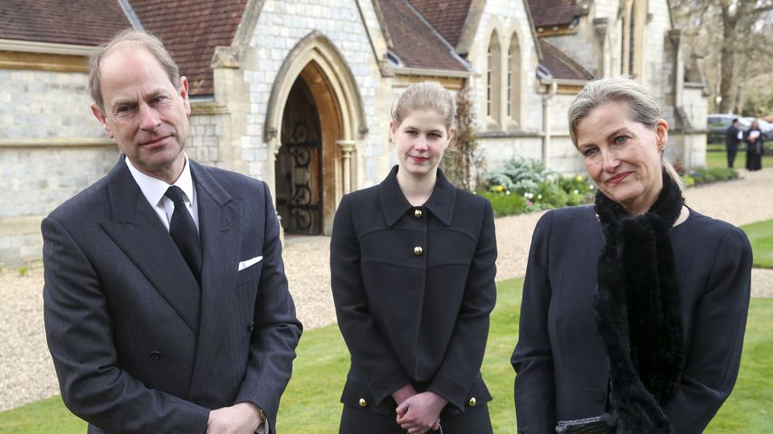 Prinz Edward, Tochter Louise und seine Ehefrau Sophie