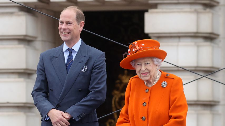 Prinz Edward und die Queen im Oktober 2021