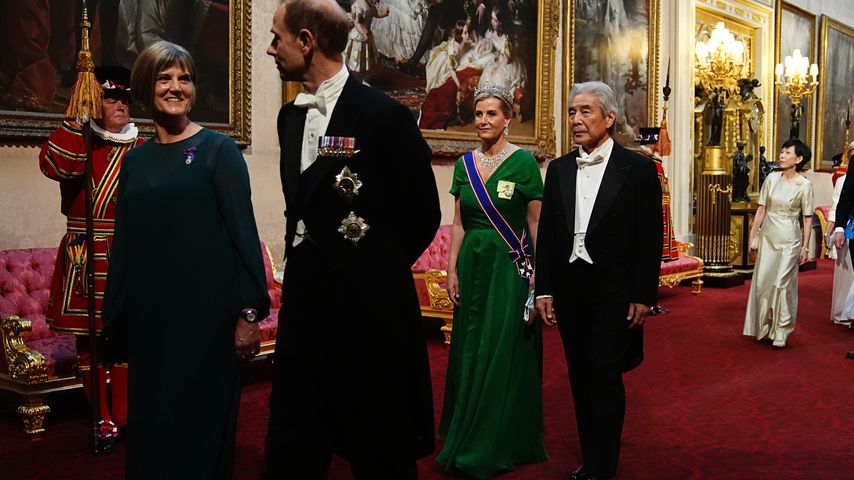 Prinz Edward und Herzogin Sophie beim Staatsbankett für den japanischen Kaiser, Juni 2024