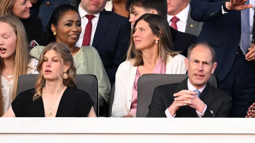 Prinz Edward und Lady Louise Windsor beim Krönungskonzert