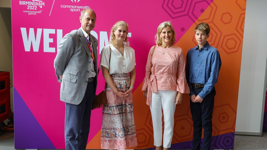 Prinz Edward und seine Familie, August 2022 in Birmingham