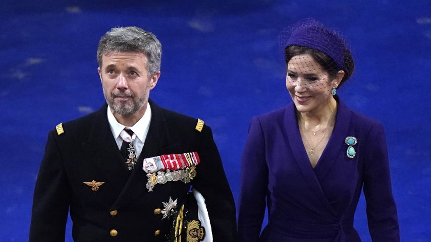 Prinz Frederik mit Prinzessin Mary bei der Krönung