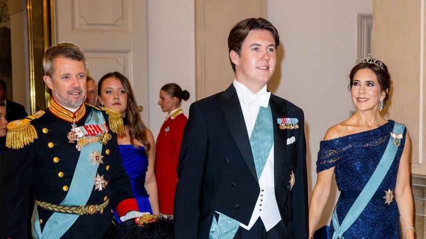 Prinz Frederik, Prinz Christian und Prinzessin Mary von Dänemark, Oktober 2023