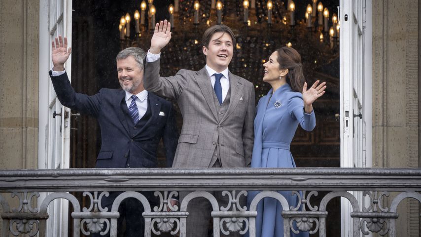 Prinz Frederik, Prinz Christian und Prinzessin Mary im Oktober 2023
