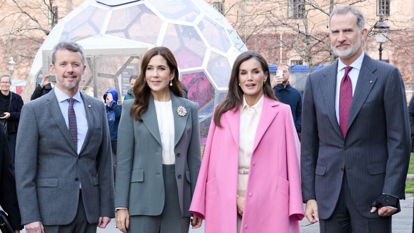 Prinz Frederik, Prinzessin Mary von Dänemark mit Königin Letizia und König Felipe von Spanien, 2023