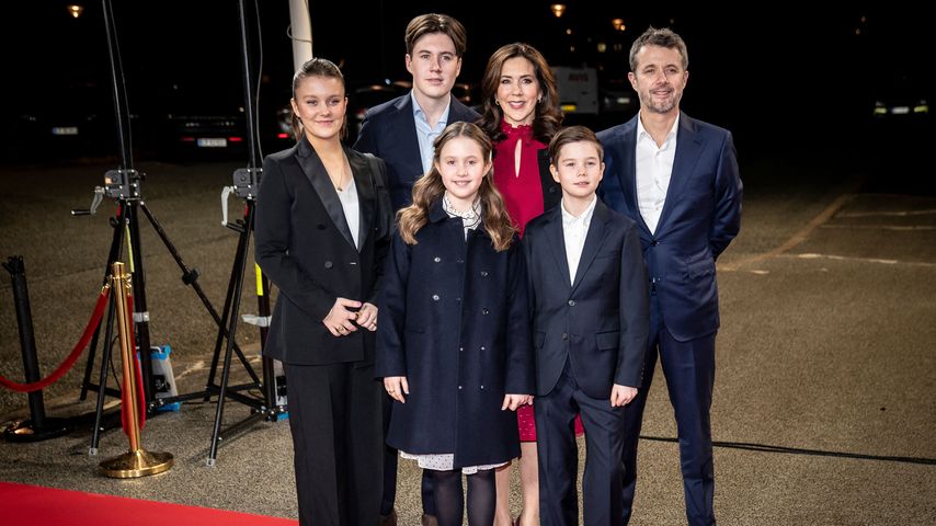 Prinz Frederik und Prinzessin Mary mit ihren Kindern Isabella, Christian, Josephine und Vincent