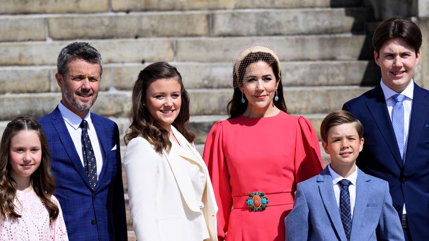 Prinz Frederik und Prinzessin Mary mit ihren Kindern