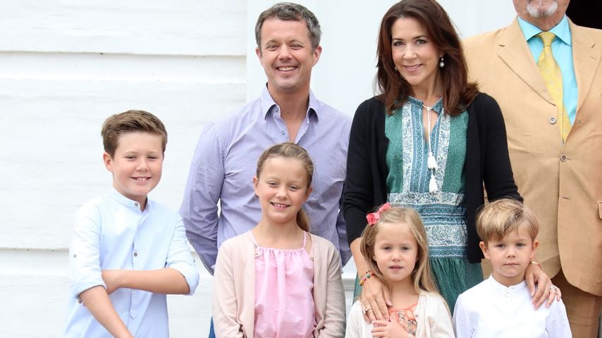 Prinz Frederik und Prinzessin Mary von Dänemark mit ihren Kindern, 2016