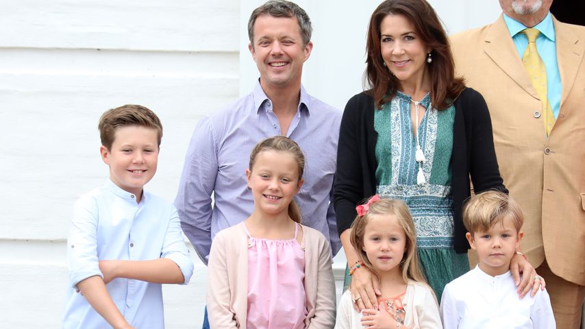 Prinz Frederik und Prinzessin Mary von Dänemark mit ihren Kindern, 2016