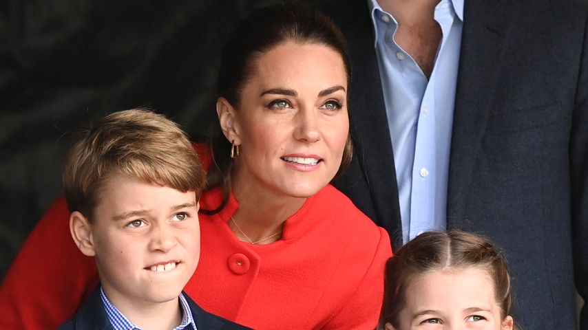 Prinz George, Prinzessin Kate, Prinzessin Charlotte und Prinz William