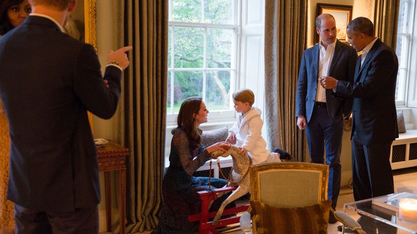 Putzige Pyjama-Party: Prinz George verzaubert Barack Obama!