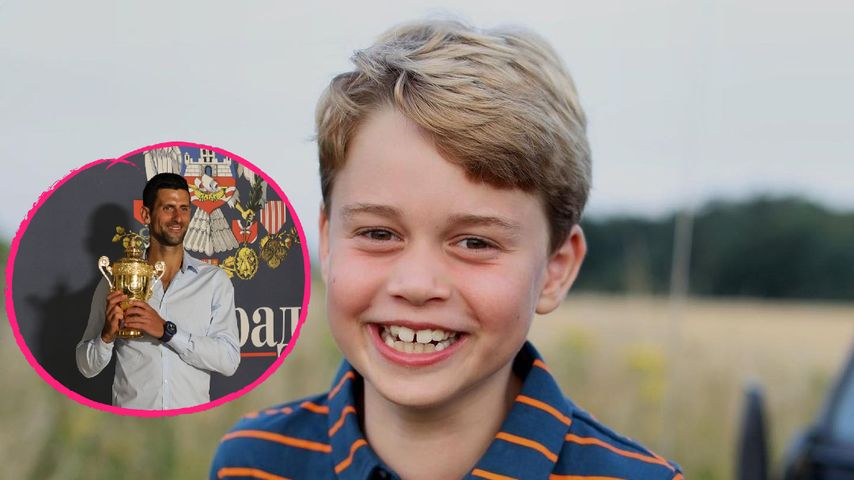 Zuckersüßer Fan-Moment: Prinz George trifft Novak Djokovic